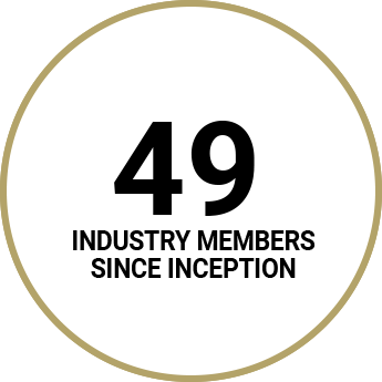 49 Industry Members Since Inception