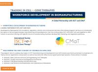 A Vital Training Opportunity for CGT Manufacturing - A Global Partnership with ISCT & CMaT  